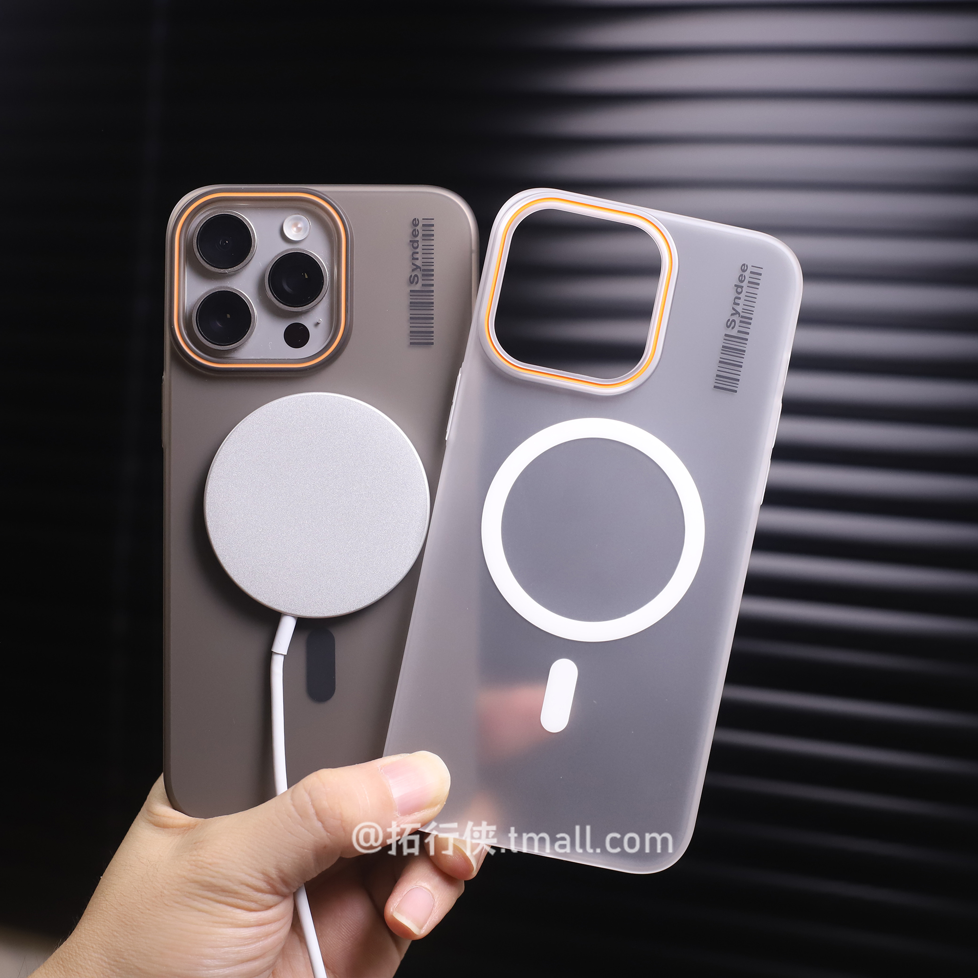 雾面磨砂半透明磁吸壳适用iPhone16e苹果16/15ProMax手机壳14镜头加高13高级感12pro全包边11防指纹简约ins硬