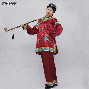 媒婆服装演出服全套搞笑烟袋道具假发头饰地主婆中性古装舞台戏剧