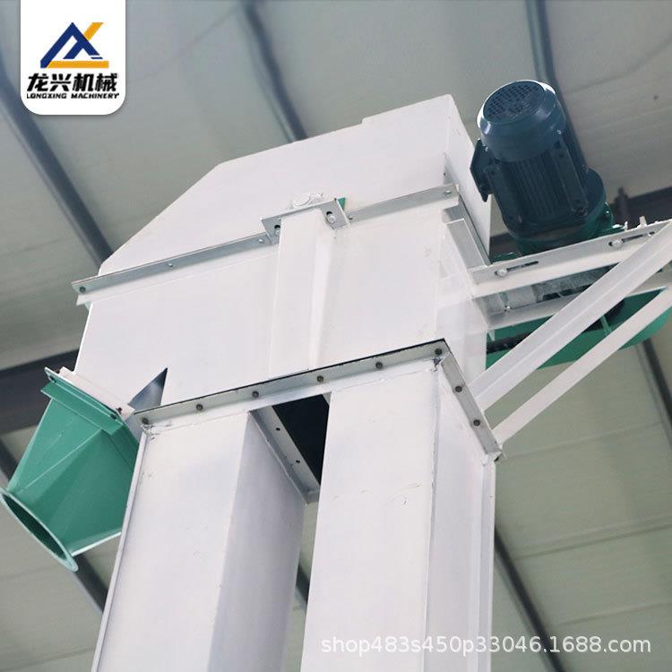 链条式颗粒饲料提升机养殖场输送设备驱动功率大承重能力强