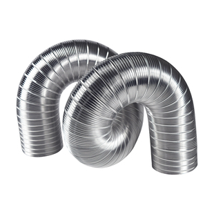吸抽油烟机排烟管道纯铝金属耐高温伸缩管子油烟机排气扇老板方太