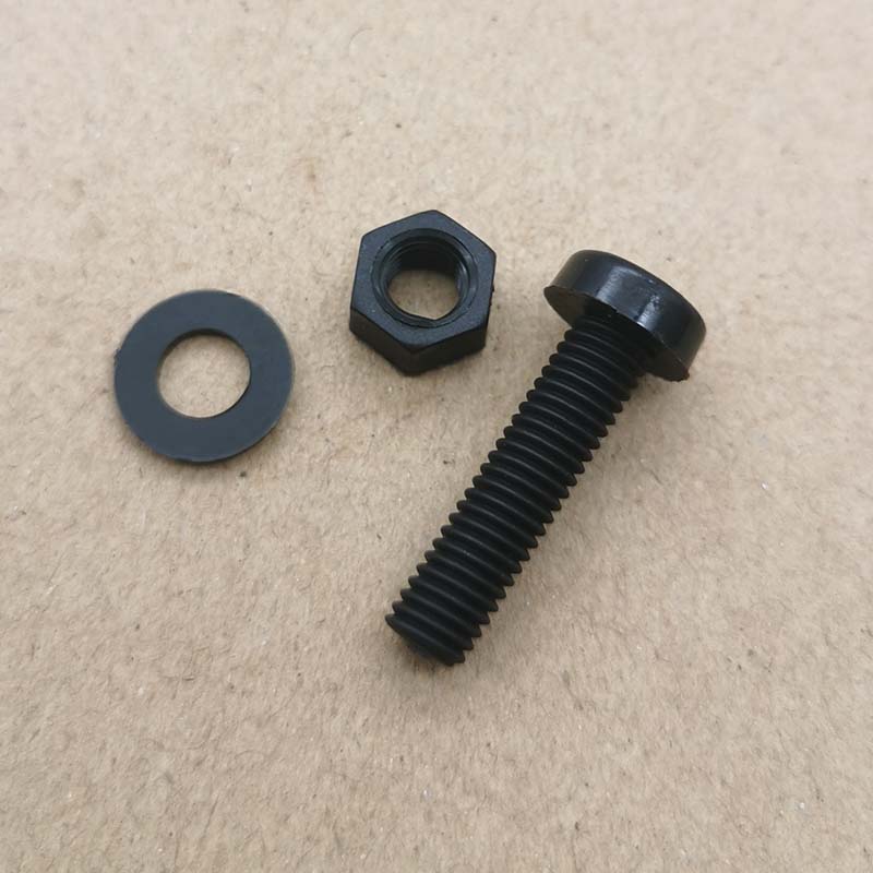 510pcs尼龙平垫/圆头十字螺丝/螺母组合盒装M2.5/3/4/5/6塑料螺丝