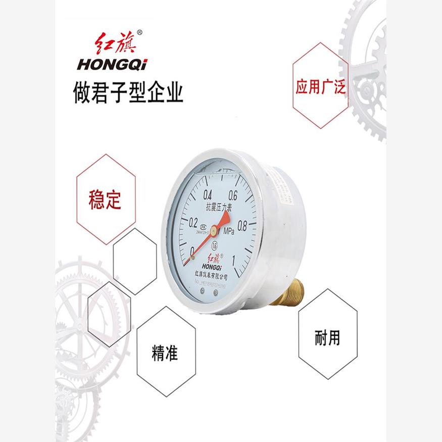 红旗牌仪表YTN-100Z轴向