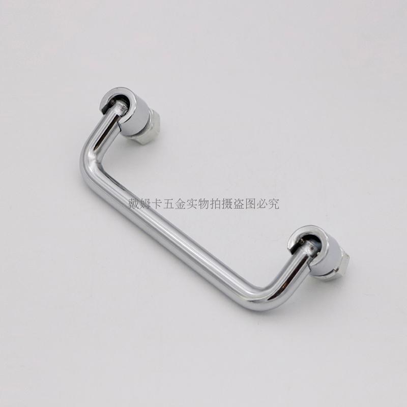 折叠不锈钢拉手LSk506 U型把手治具配件提手PL004孔距100MM