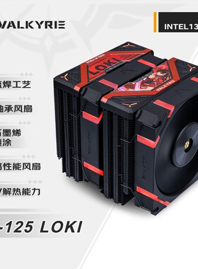瓦尔基里 DL125  VK CPU风冷散热器 双塔 焊接6热管纯铜底