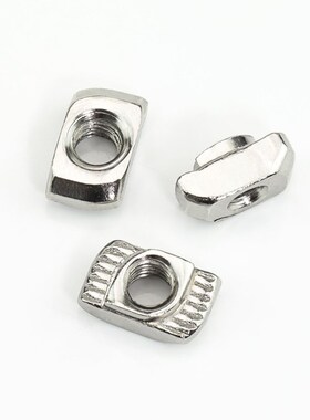 160pcsT型螺母国标型材配件后装船型螺帽镀锌镀镍碳钢