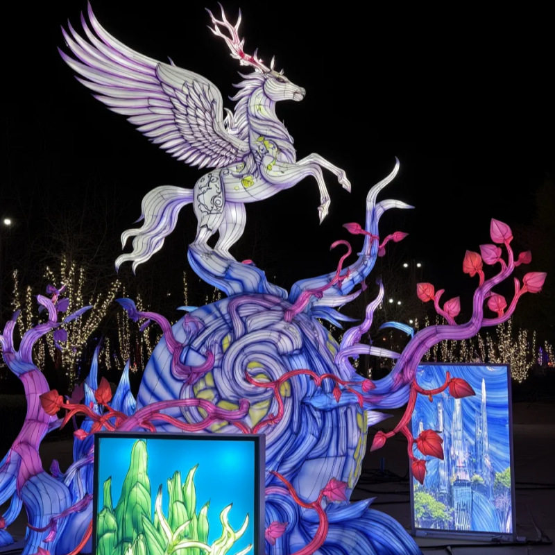 马年春节元宵亮化花灯