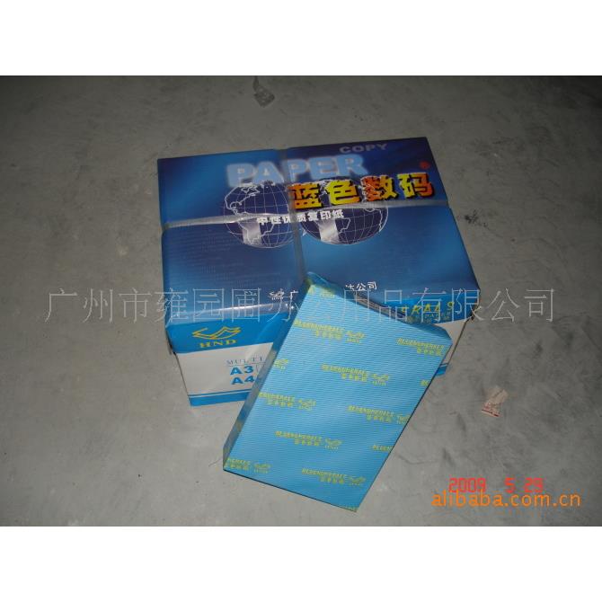 火热促销80克A4/A3/A5高性能蓝色数码复印纸
