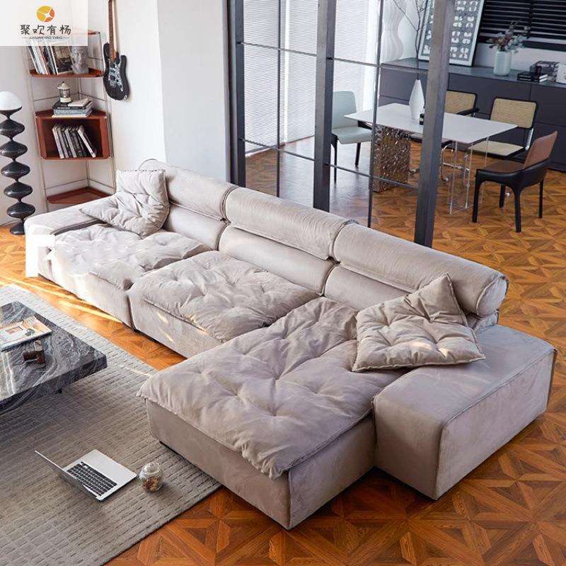 布艺沙发baxter意式极简迈阿密沙发新款调节靠背柔软别墅大小户型