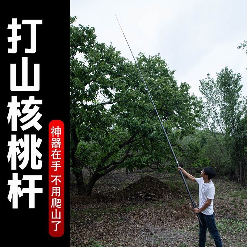 山核桃板栗松子伸缩采摘杆