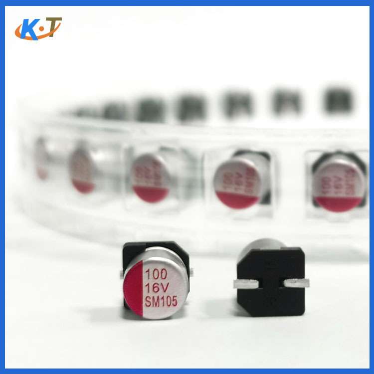 插件贴片固态电容16v100uf电解电容100uf16v贴片解电容器工厂现货