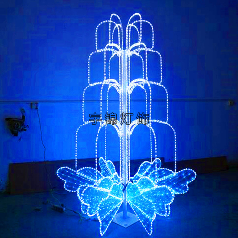 LED造型灯流水喷泉亚克力网