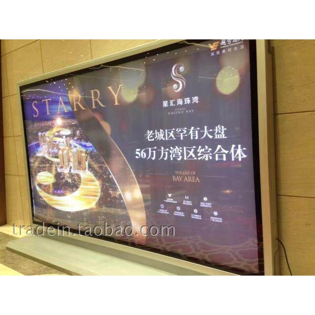 led滚动灯箱自动换画滚轴系统单双面落地立式户外广告牌