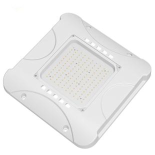 277V 100 240W油站灯LED吸顶加油站照明灯压铸吊装 灯方形薄款