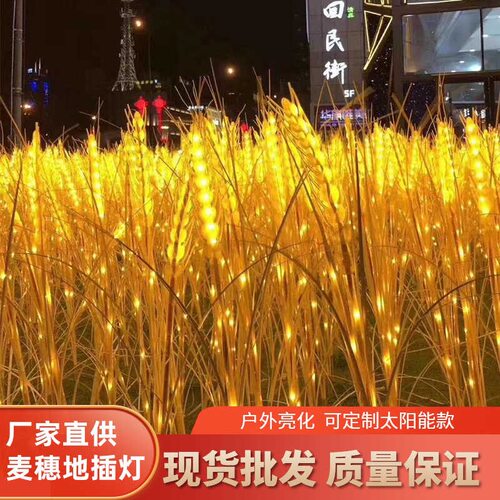 草坪灯led发光麦穗灯大麦芦?