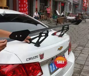厂家直销 铝合金尾翼JG-123三厢单层打孔铝合金尾翼 铝合金定风翼