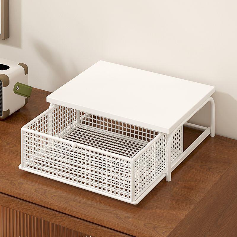 打印机置物架双层小型放置架办公室办公桌桌面台面复印机A4纸收纳