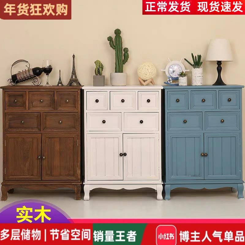 A8L斗柜实木卧室五斗橱客厅柜子储物柜简约现代抽屉式整装收