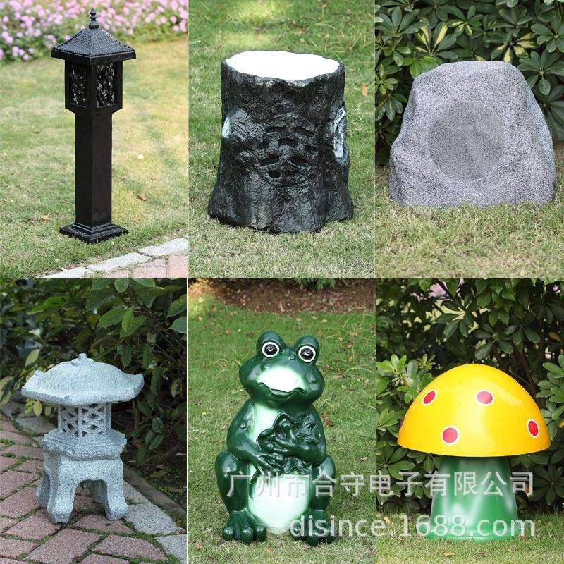 叠石音响仿真假山石头草地园林音箱IP网络对讲广播方案提供商