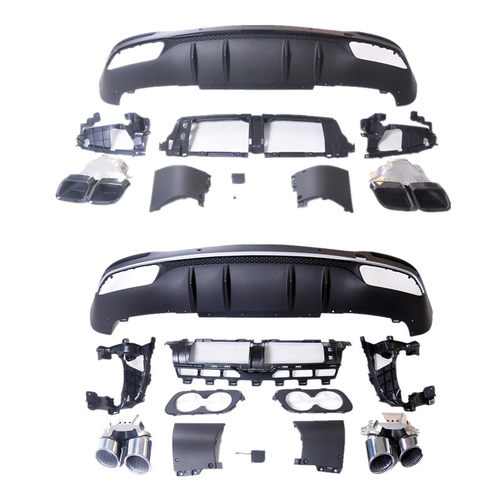GLE53尾唇尾喉适用于奔驰GLE新167后包围GLS63四出GLS63尾喉GL