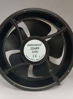 SANONDA25489220V排气扇机柜工业散热风扇高品质大风量