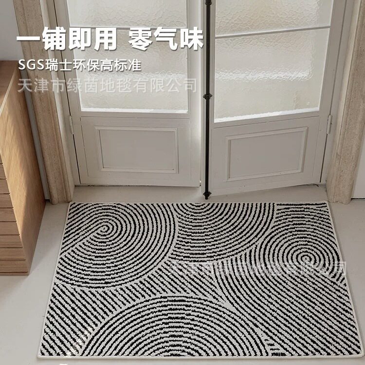 防水抗污高级感玄关入户门简约风地垫百搭门口防滑脚垫门垫家用