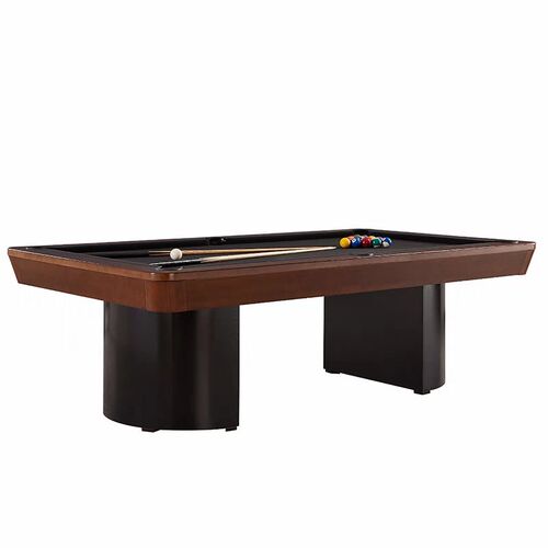 Solid wood semi-circular billiard table实木半圆台球桌