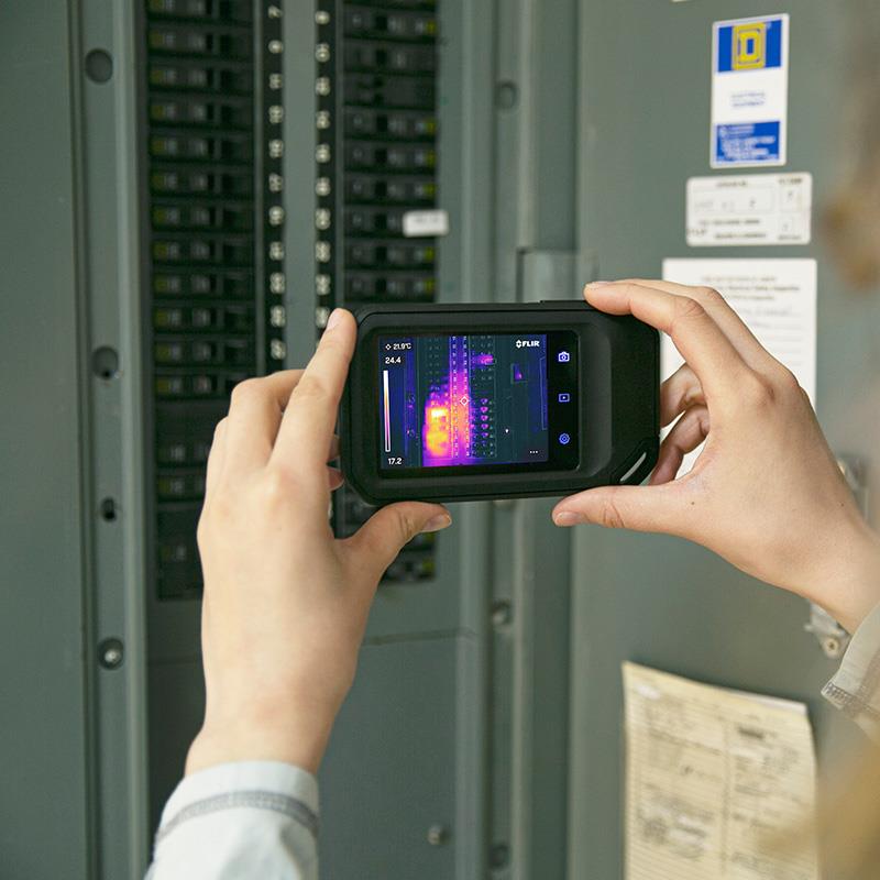 Flir C2/C3-X/C5翻盖口袋裤红外热像仪工业地暖温度计热像仪