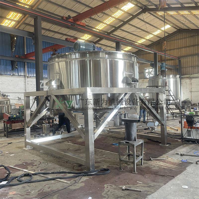 福建生产胶水加热混合罐双层慢速液体匀浆机不锈钢加热搅拌桶