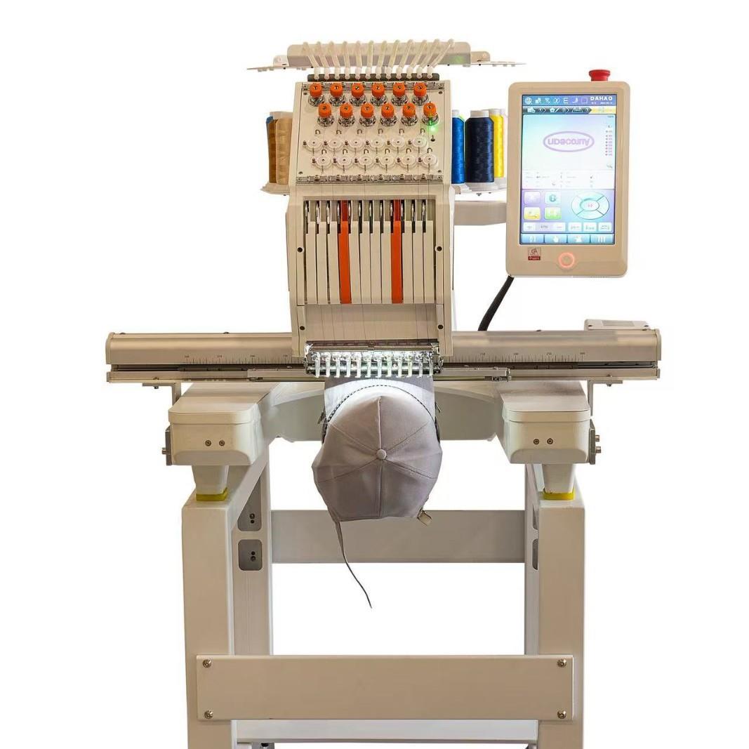 全新电脑绣花机单头小型全自动家用皮革成衣名字贴服装绣花刺绣