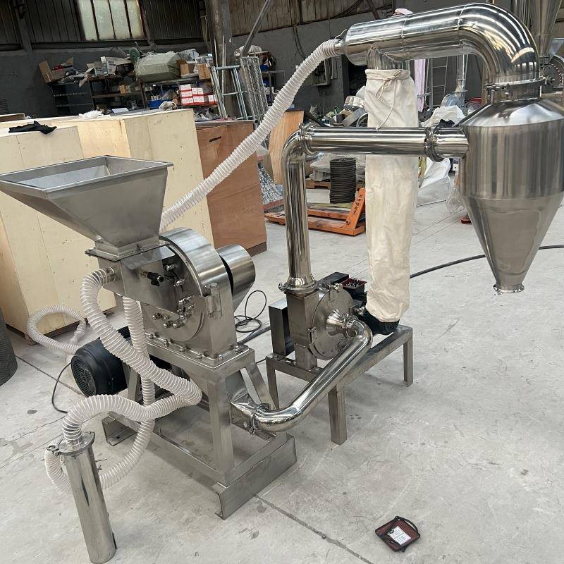 咖啡豆磨粉机不锈钢齿盘式花椒粉碎机高速杂粮大米糯米粉碎机