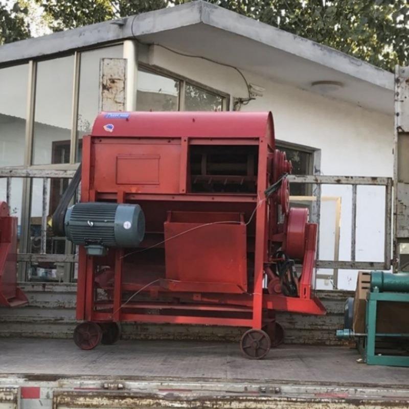 电动小麦脱粒机高粱大豆粮食脱粒机器小型移动式油菜籽脱粒机