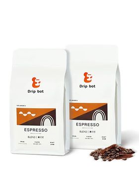 【Drip bot 】黑可可 意式拼配咖啡豆 咖啡店推荐 门店同款