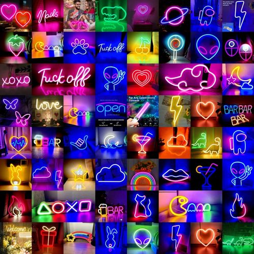 家居房间，派对，墙壁装饰氛围灯