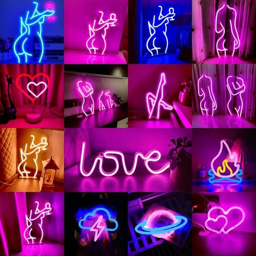 女生房间背景装饰灯氛围灯