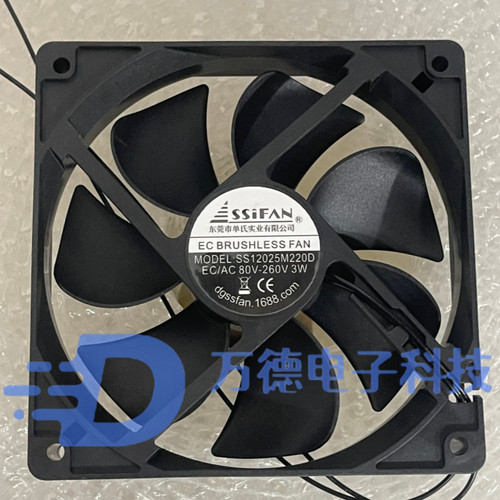 SS12025M220D3W12cm散热风扇
