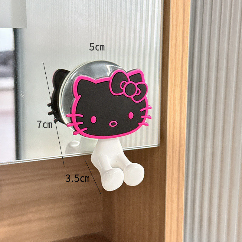 可爱小猫电动牙刷置物架壁挂式免打孔浴室收纳架卫生间墙壁牙刷架