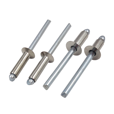 304不锈钢沉头抽芯铆钉3/3.2/4/4.8/5mm*x6x7x8x9x10开口平头拉钉