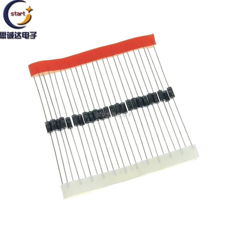 常用直插二极管包 1N4148 4007 6A10 10A10 9种型号共100只 包邮