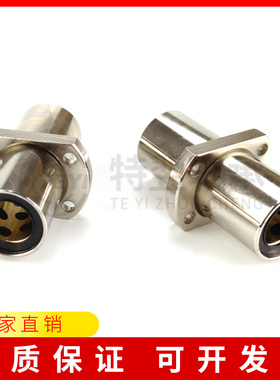 加长外钢内铜中间切边法兰石墨铜套直线轴承LMHC16 20 25 30 35LU