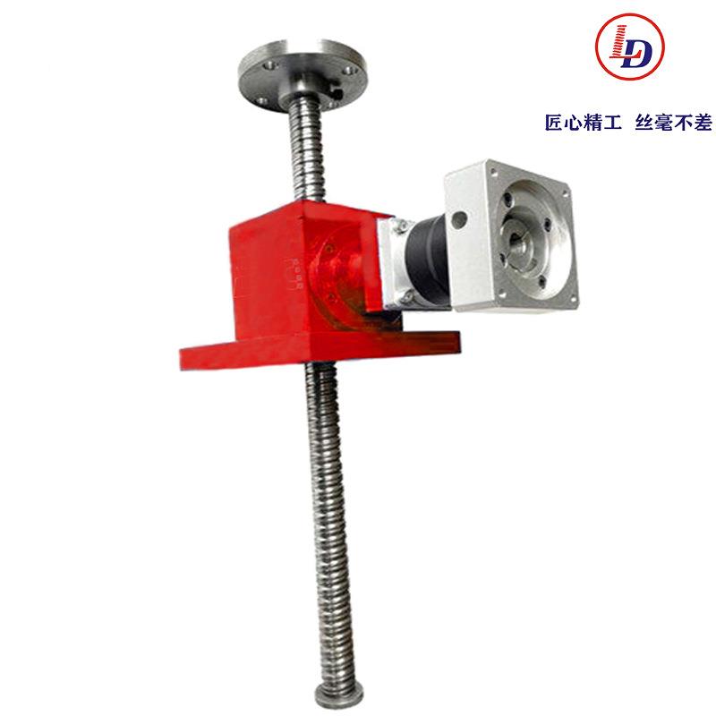 锥齿轮滚珠丝杠升降机斜齿轮传动机构0.01的精度40mm/s速比