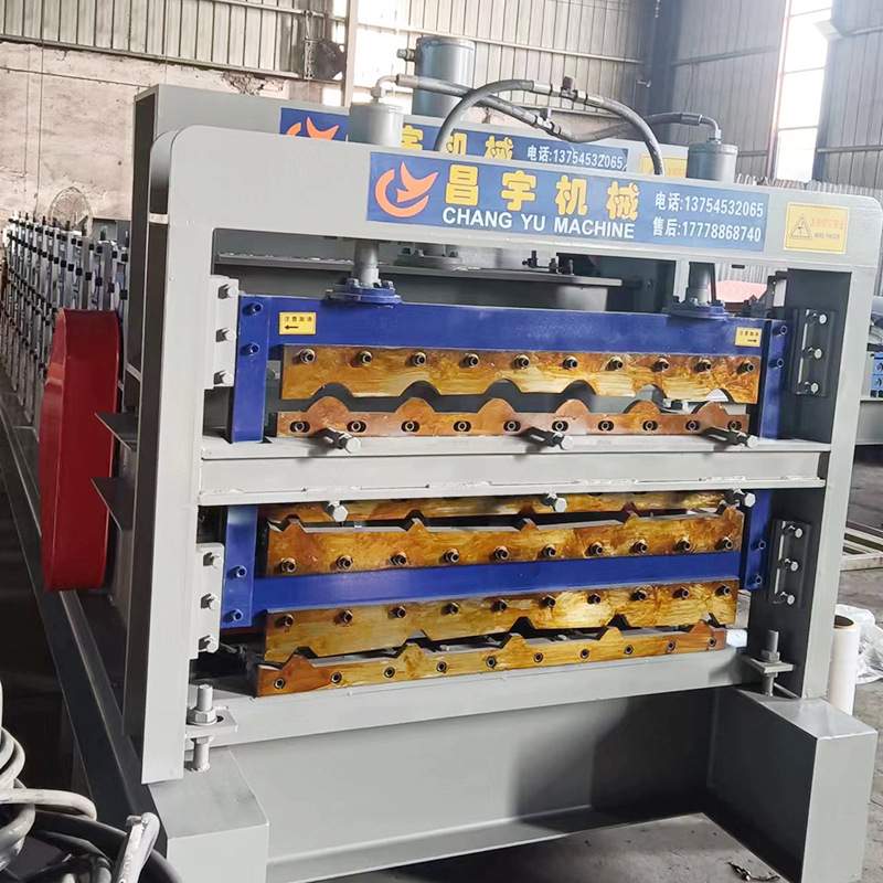 840/900/800仿树脂一机多用压瓦机 三层压瓦机彩钢琉璃瓦压瓦机