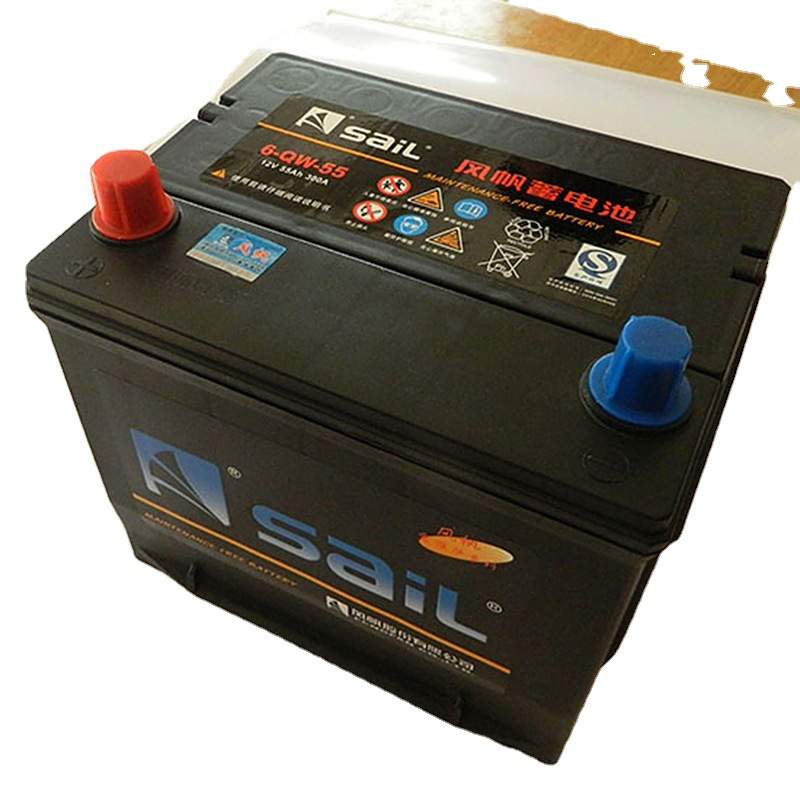 风帆免维护系列蓄电池6-QW-55蓄电池 12v铅酸蓄电池