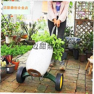 杰家用省力e搬大花盆推车单人搬运园艺盆栽绿植高大花盆搬运神器,
