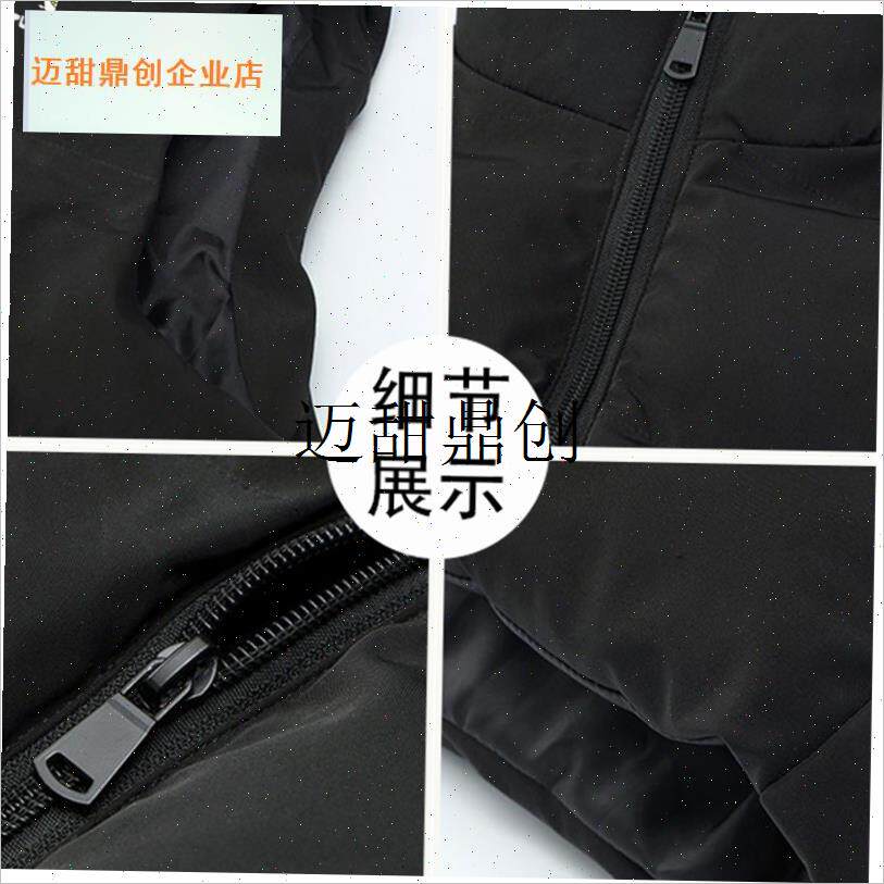 木鸟202d5冬季立领羽绒棉马甲男士外穿中老年无袖坎肩背心外套男,