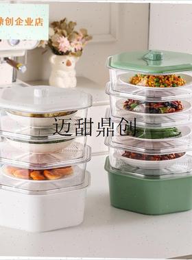 房保温菜罩202k5新款剩菜剩饭可折叠多层分装盒多功能饭菜收纳盒,