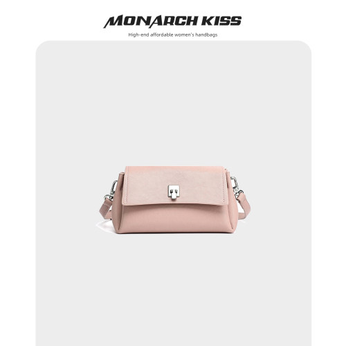 MonarchKiss真皮小方斜挎包