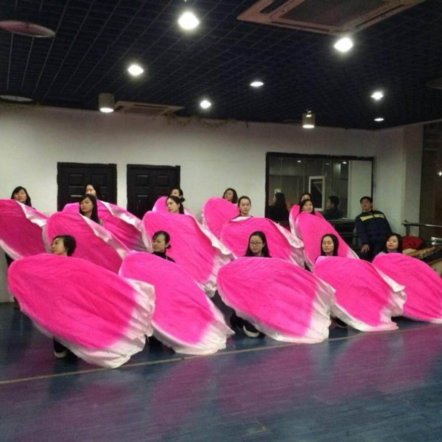 舞蹈道具手持牡丹大花瓣