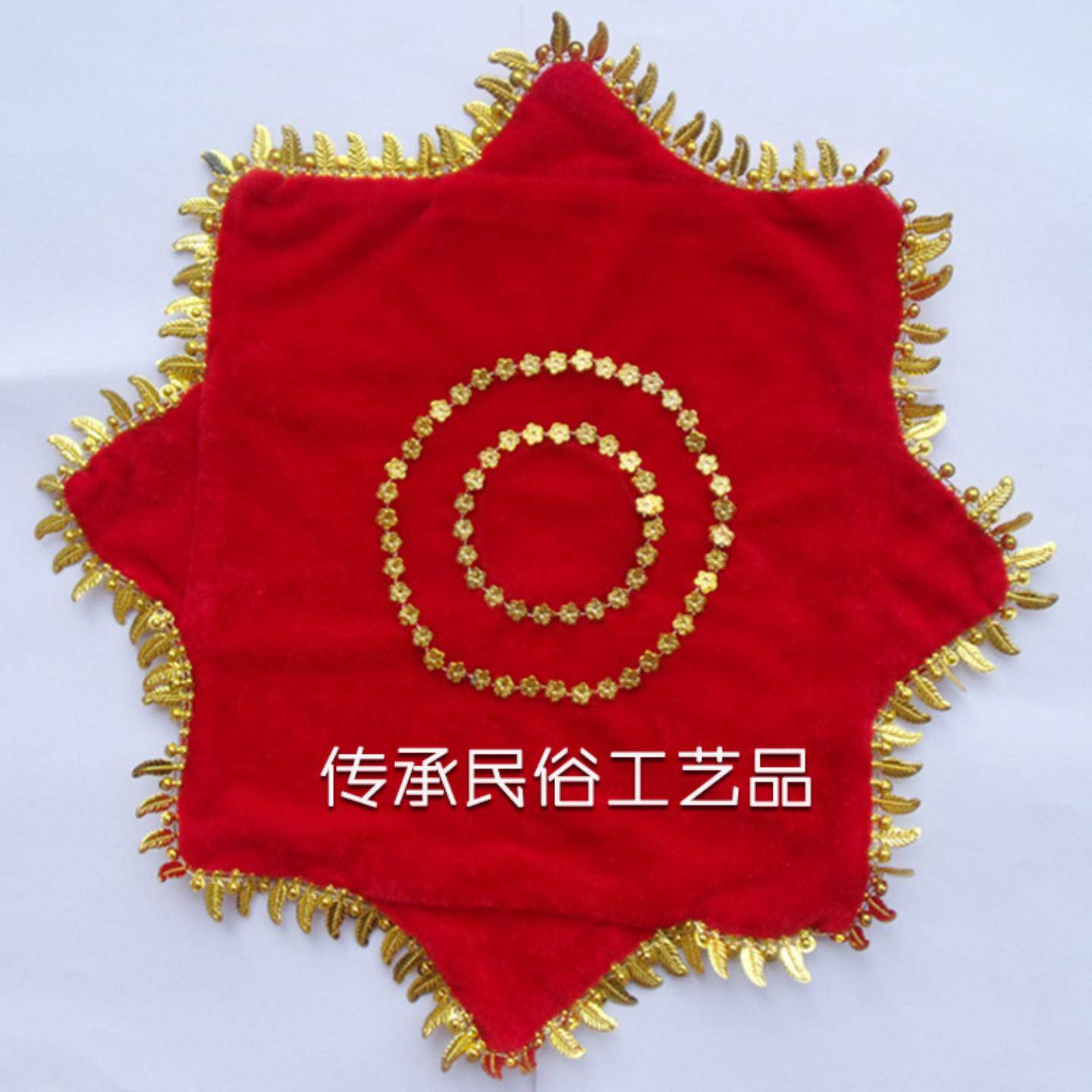 二人转手绢花大号.尺秧歌手帕广场舞蹈手绢花八角巾直供