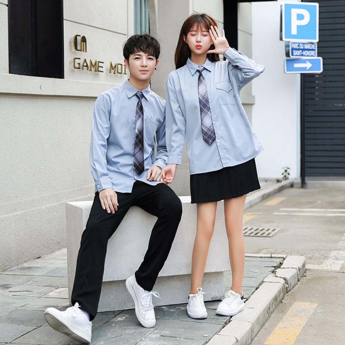 校服套装学院风初高中学生大合唱团演出服诗歌朗诵比赛红歌会班服