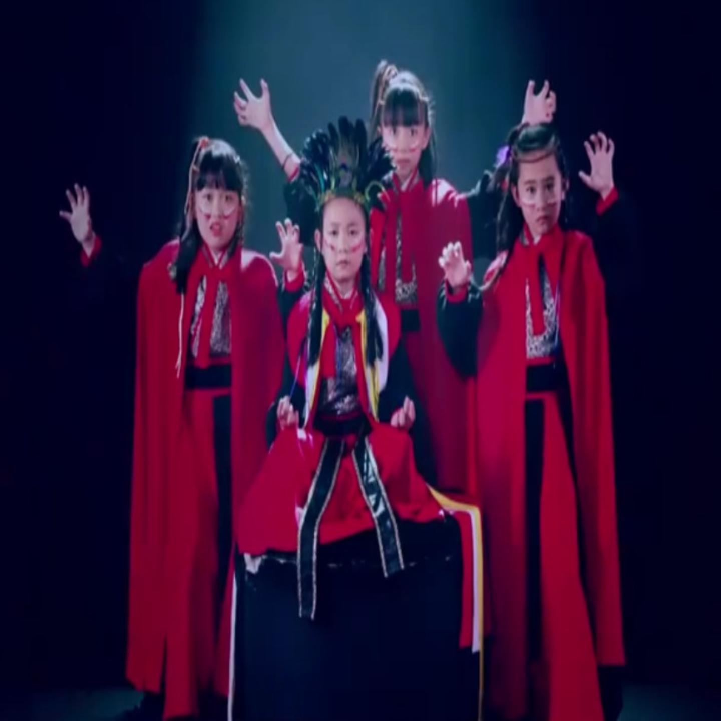 元旦儿童汉服课本剧西门豹治邺